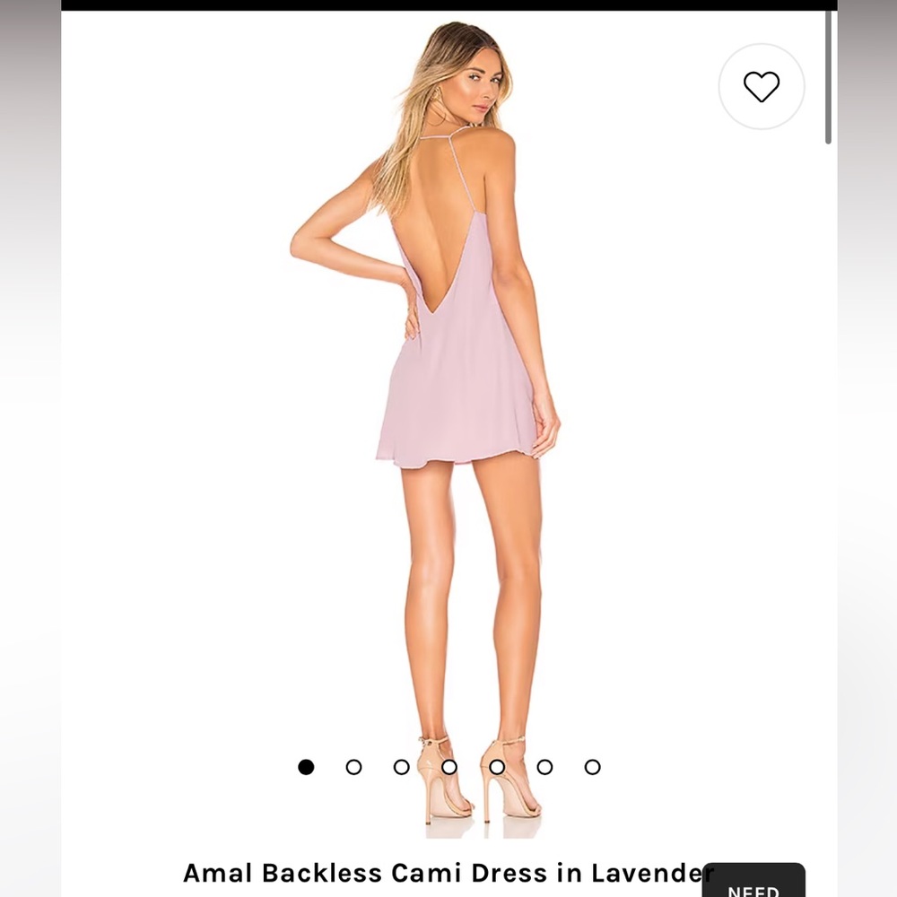 superdown Lavender Backless Dress